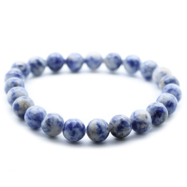 Sodalite Power Bracelet - Metaphysical Healing and Meditation Crystal Energy Accessory