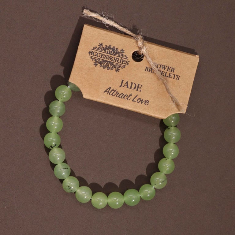 Jade Power Bracelet - Healing and Protective Energy Jewelry