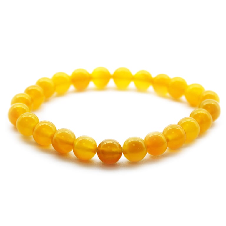 Honey Crystal Power Bracelet - Energizing and Protective Healing Energy Wearable