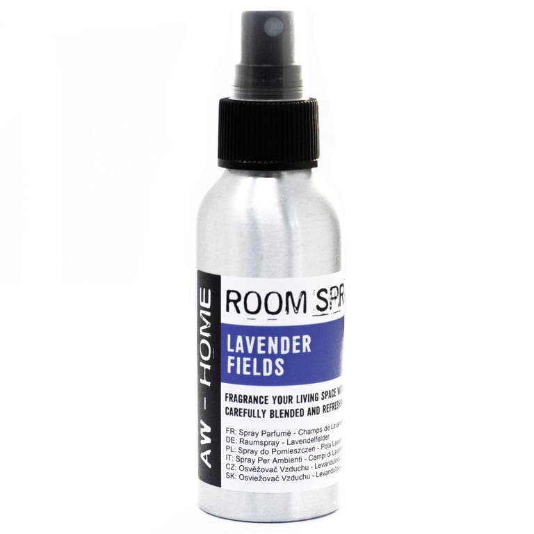 Lavender Fields 100ml Room Spray - Relaxing Aromatherapy Home Fragrance