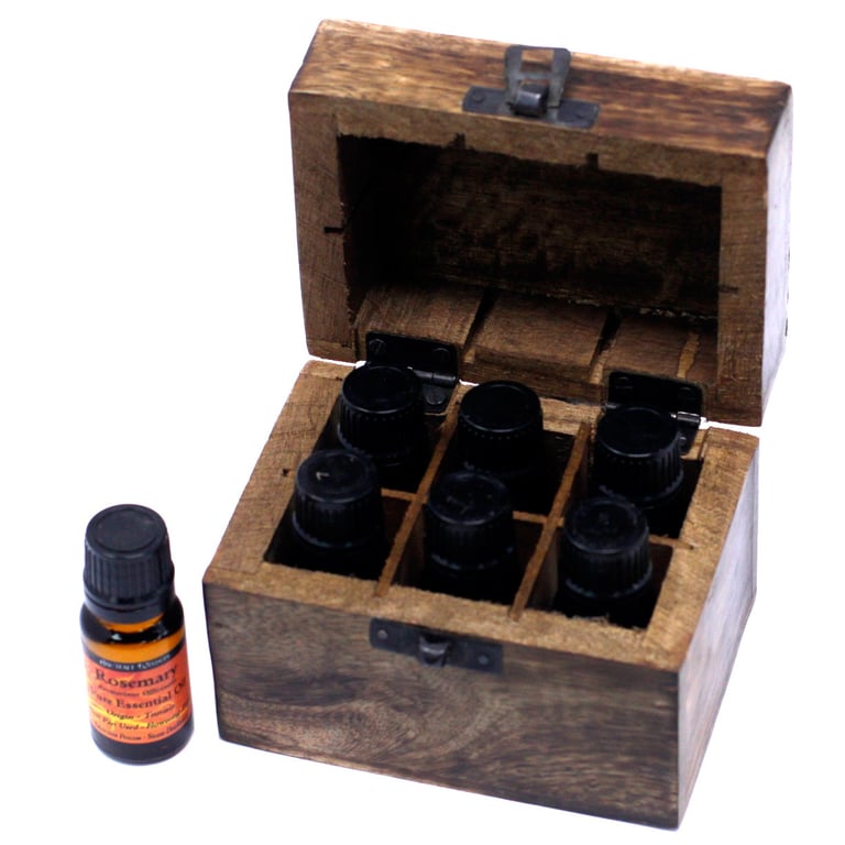 Mango Aromatherapy Box - 6 Piece Floral Essential Oil Set with Fluffy Fragrance