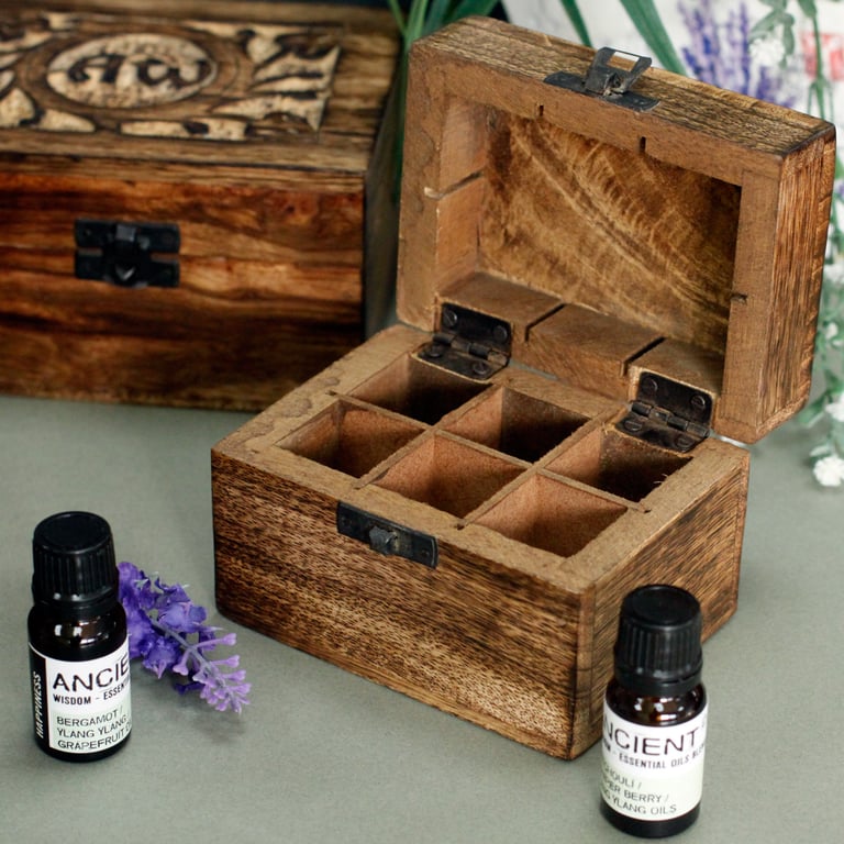 Mango Aromatherapy Box - 6 Piece Floral Essential Oil Set with Fluffy Fragrance
