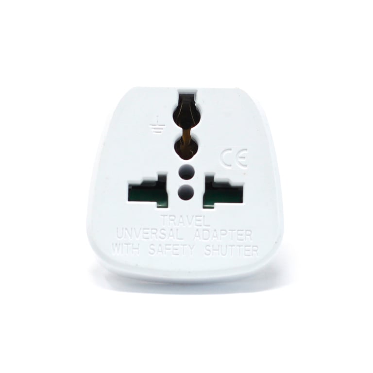 EU to UK Plug Adaptor - Universal Travel Converter for European to British Power Sockets