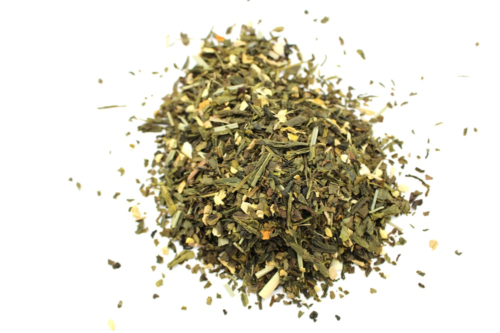 1kg Eco-Friendly Green Tea (Lemon Ginger) - Antioxidant Rich, Refreshing Brew