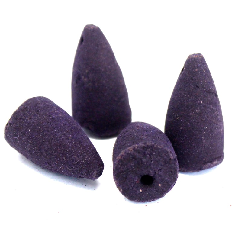 Aromatica Backflow Incense Cones - Natural Lavender Home Aromatherapy Relaxation