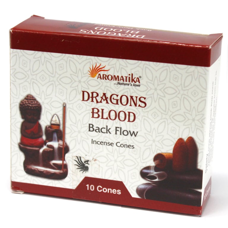 Aromatica Dragons Blood Incense Cones - Spiritual Relaxation and Home Scents
