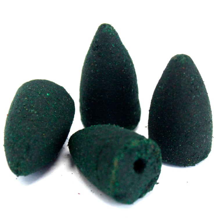 Aromatica Backflow Incense Cones - White Sage Natural Relaxation Aids for Meditation and Home Scents