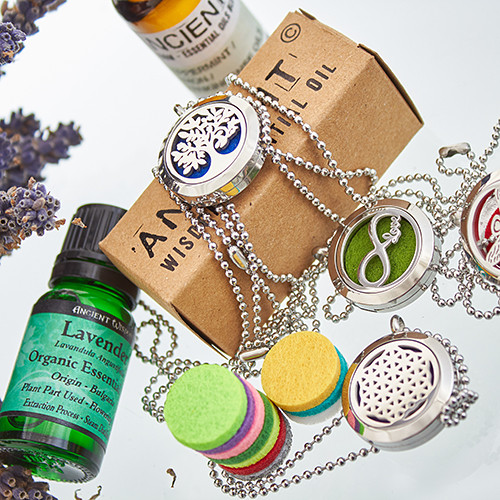 20mm Aromatherapy Necklace Reusable Refill Pad - Essential Oil Home Fragrance Scent Therapy Necklace