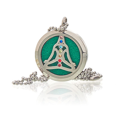 Aromatherapy Necklace - Yoga Chakra Jewelry (30mm)