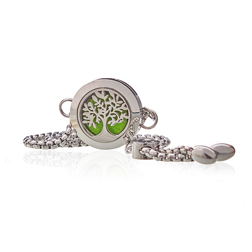 Aromatherapy Chain Bracelet - Tree of Life Design - 20mm Jewelry (Brand Name)