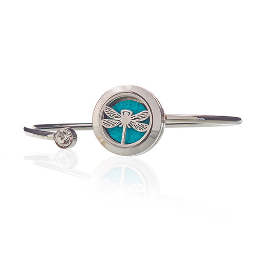 Aromatherapy Crystal Bracelet (Dragonfly) - 20mm - Enhance Wellness
