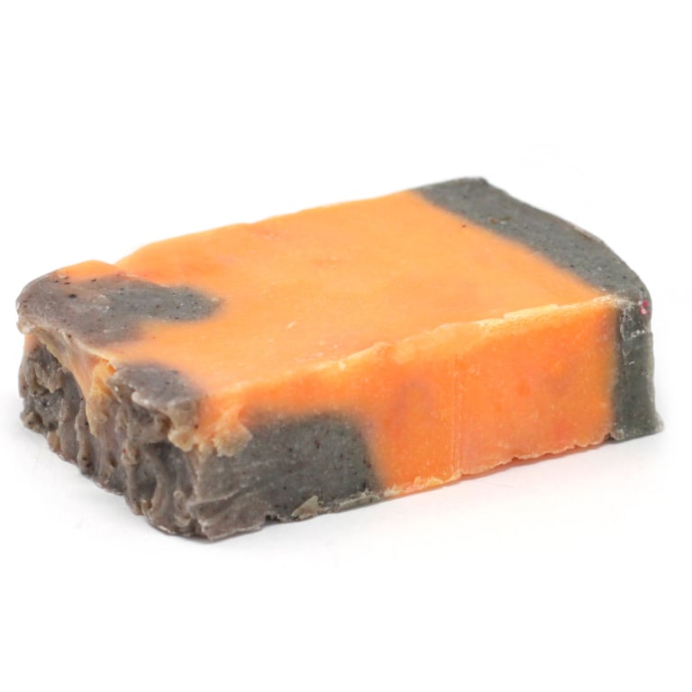 Cinnamon & Orange Olive Oil Soap - Handmade Natural Fragrance Bar Slice 100g