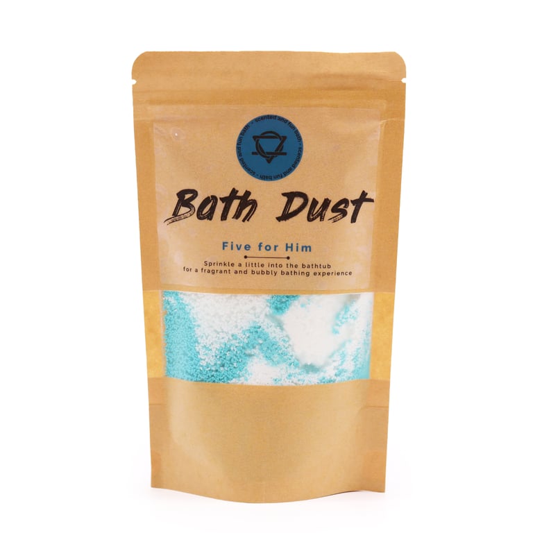 Five for Him Bath Dust 190g - Masculine Grooming Body Powder for Men