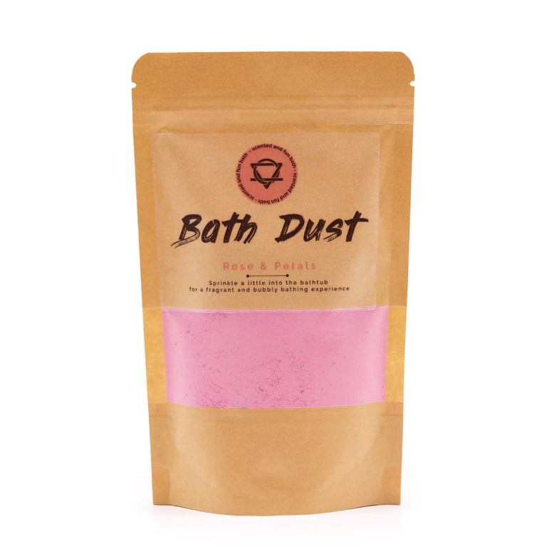 Rose & Petals Bath Dust - Relaxing Home Fragrance & Spa Essentials 190g