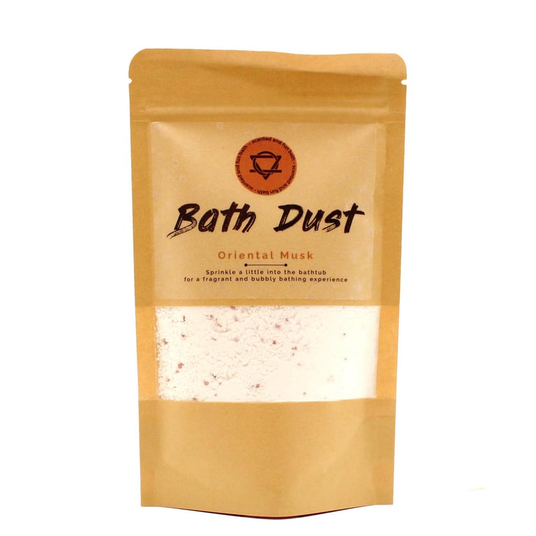 Oriental Musk Bath Dust 190g - Fragrance Bath Additive for Home Scenting