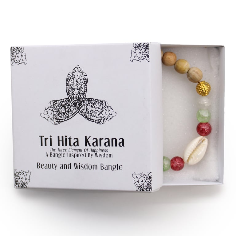 Tri Hita Karana Handmade Balinese Wisdom and Beauty Bangle