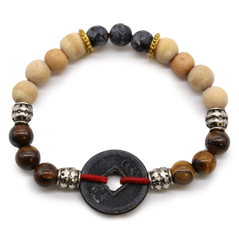 Tri Hita Karana Reincarnation Handmade Balinese Bangle - Unique Spiritual Jewelry