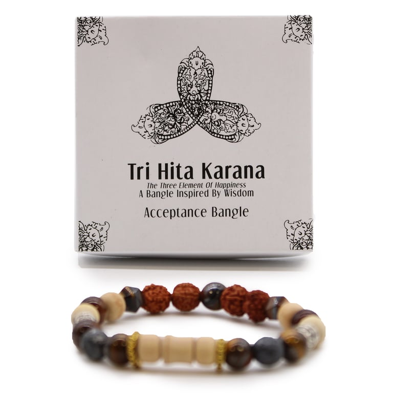 Handmade Tri Hita Karana Bangle - Balinese Cultural Jewelry Symbolizing Acceptance and Unity