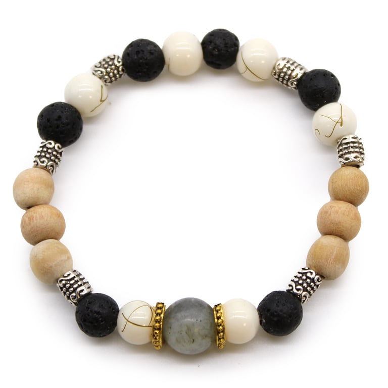 Tri Hita Karana Bangle - Sacred Geometry Balance Accessory Handcrafted in Bali