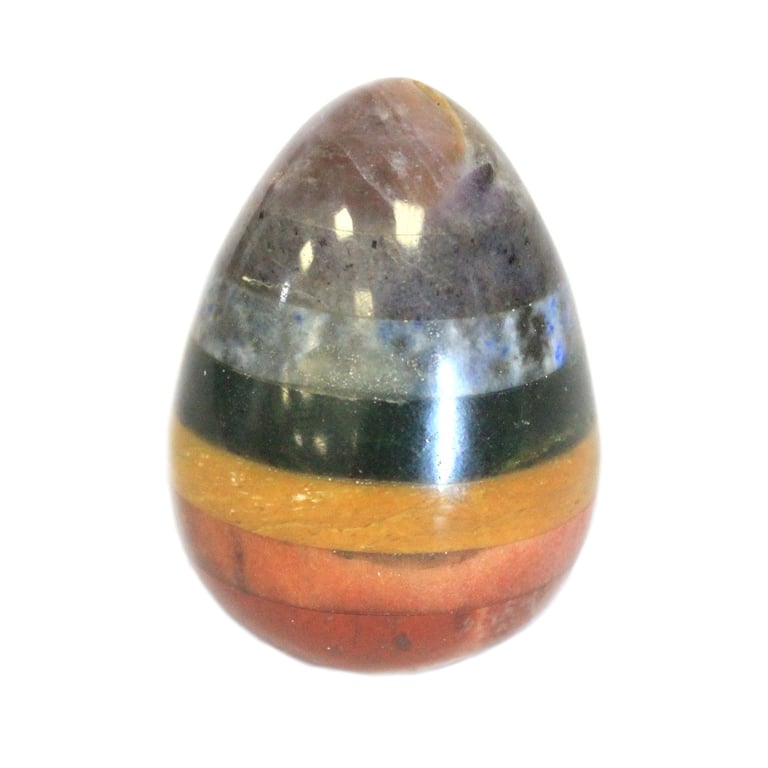 40-60mm Chakra Healing Eggs - Balance & Harmony by NamasteWellness