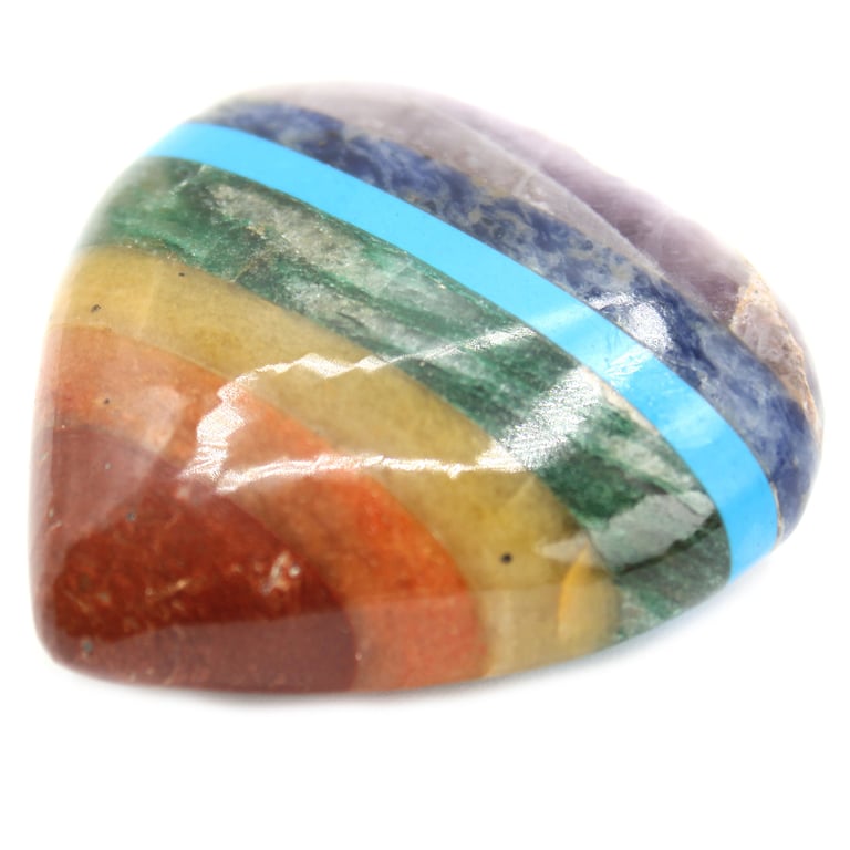 45-60mm Chakra Healing Crystal Pendants - Chakra Hearts, Authentic & Powerful