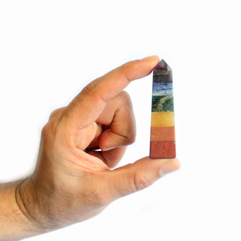 Crystal Obelisk - Balancing Chakra Energy - ZenCharm Collection