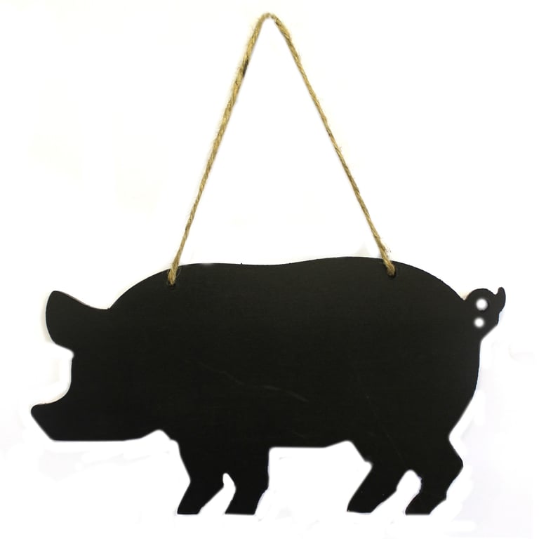 Magnetic Portable Chalk Board - Pig Educational Learning Center for Kids