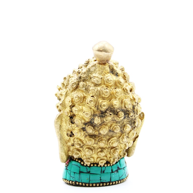 8cm Brass Meditation Buddha Figure - Decorative & Spiritual