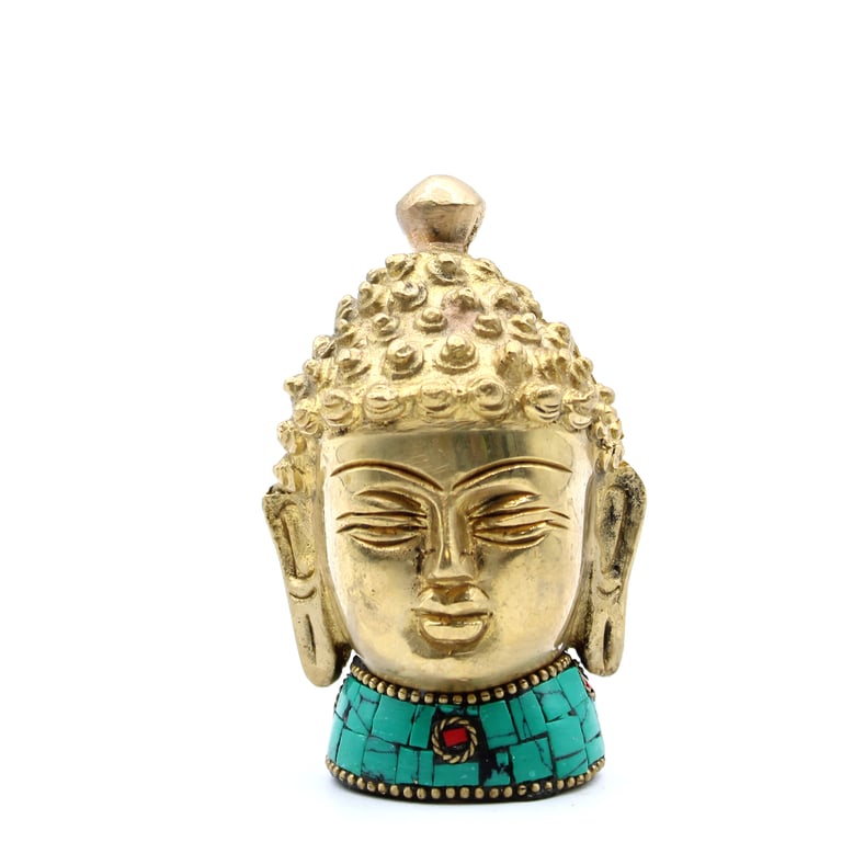 8cm Brass Meditation Buddha Figure - Decorative & Spiritual