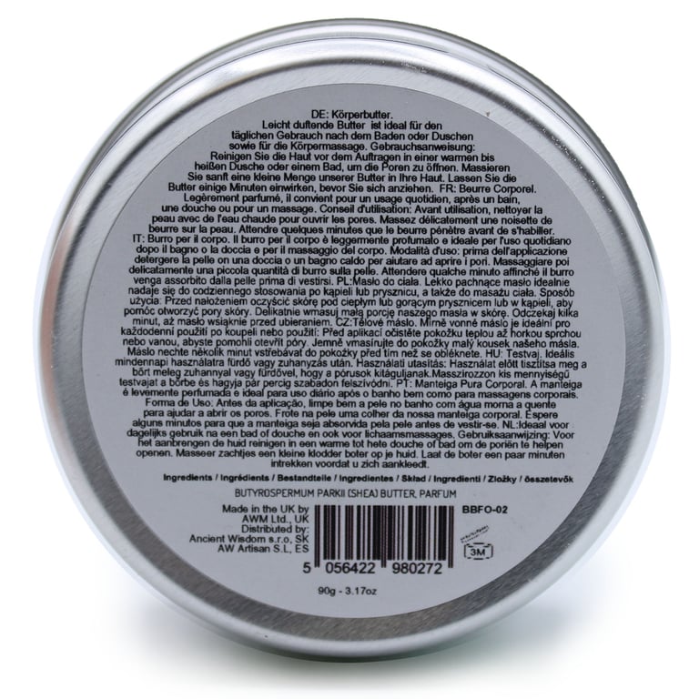 Crazy Mango Scented Shea Body Butter 90g - Intensive Moisturizing Cream