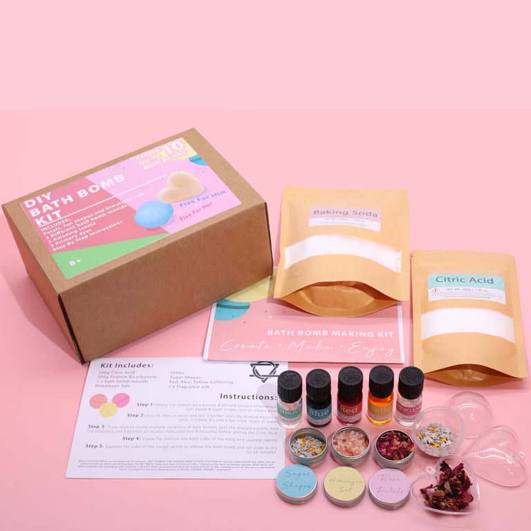 Luxury Bath Bomb Kit - Alloy & Satin - Premium Relaxation Awaits