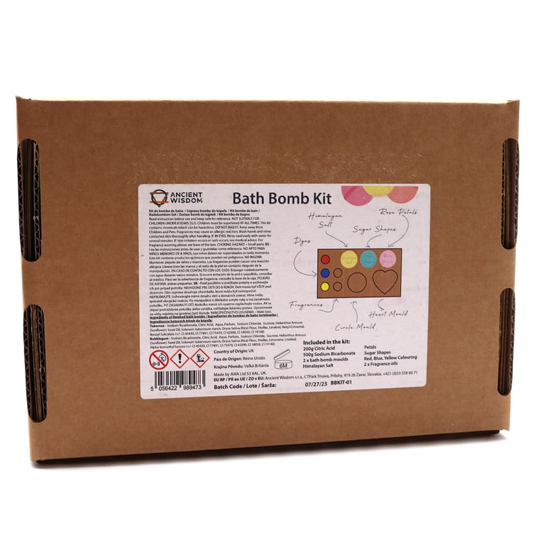 Bath Bomb Kit - Refreshing Pink Lemonade & Citrus Blast Aromas