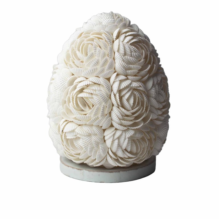 Bohemian Sea Shell Lamp (Rose Oval) - 15cm Diameter