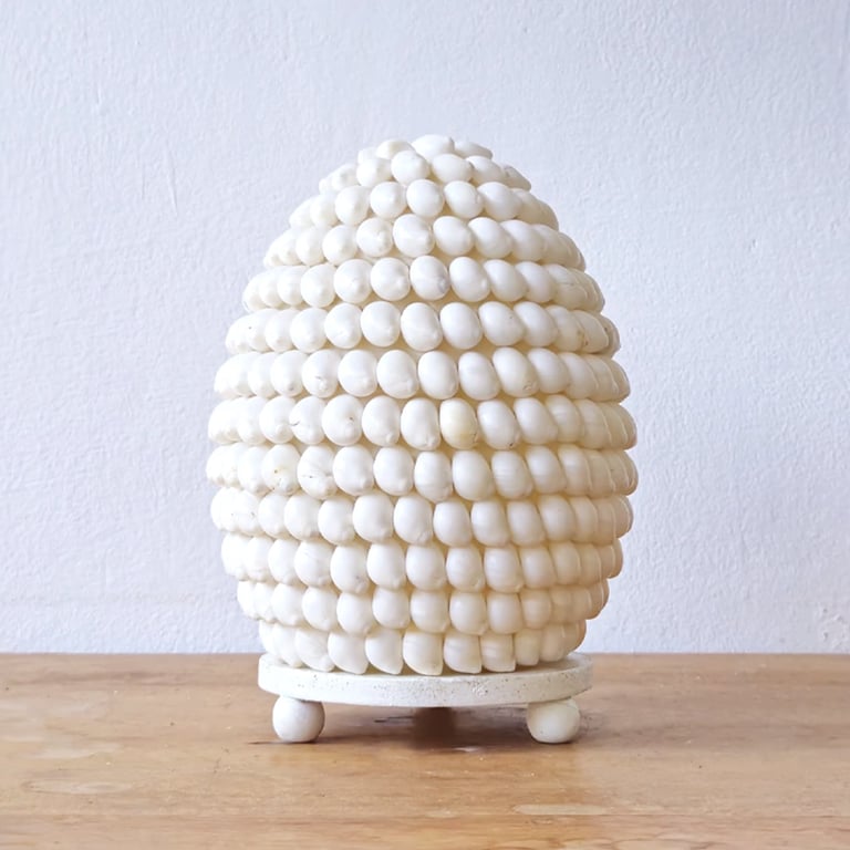 Bohemian Sea Shell Lamp (15cm) - Buting Oval Design