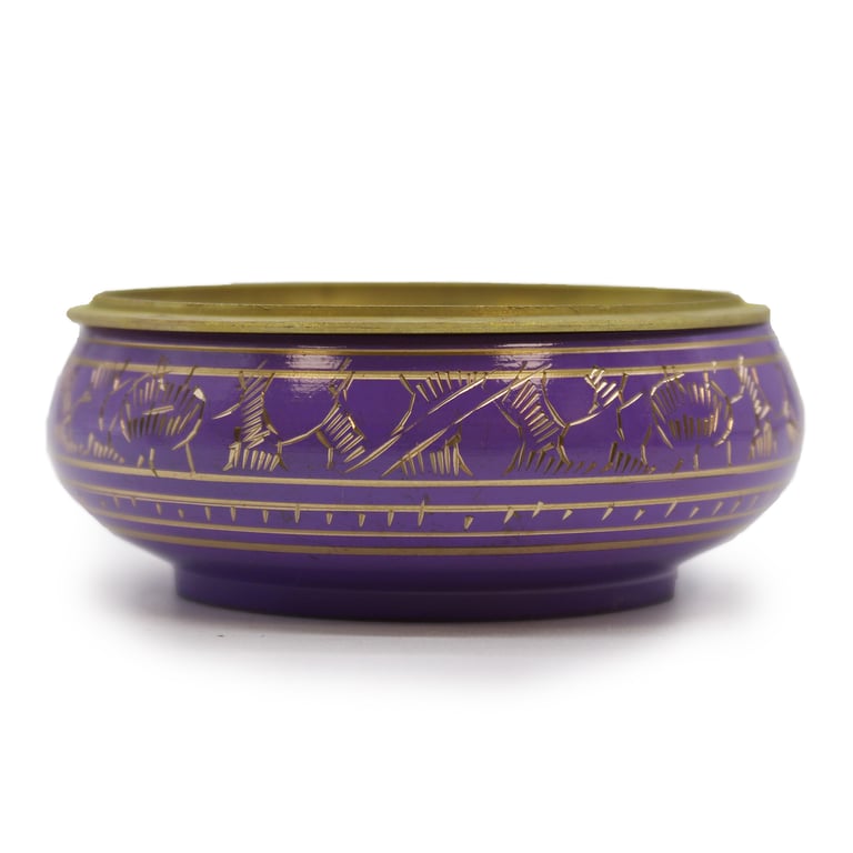 Chakra Incense Jar (Crown) - Natural Charcoal by Brand Name
