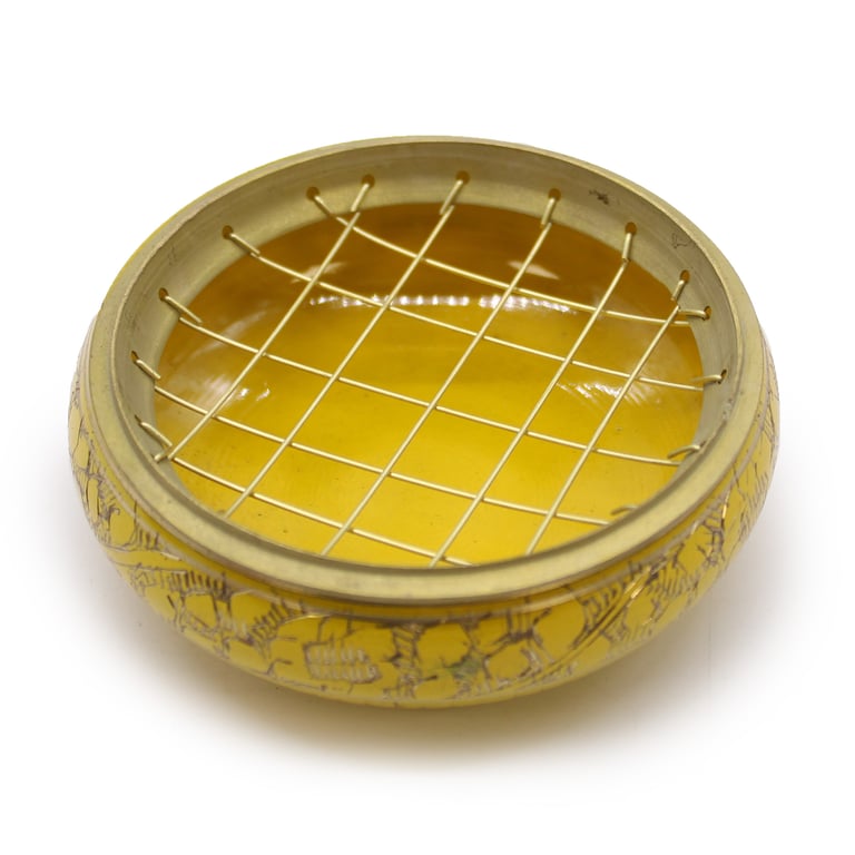 Charcoal Incense Jar - Solar Plexus Chakra (Brand Name)
