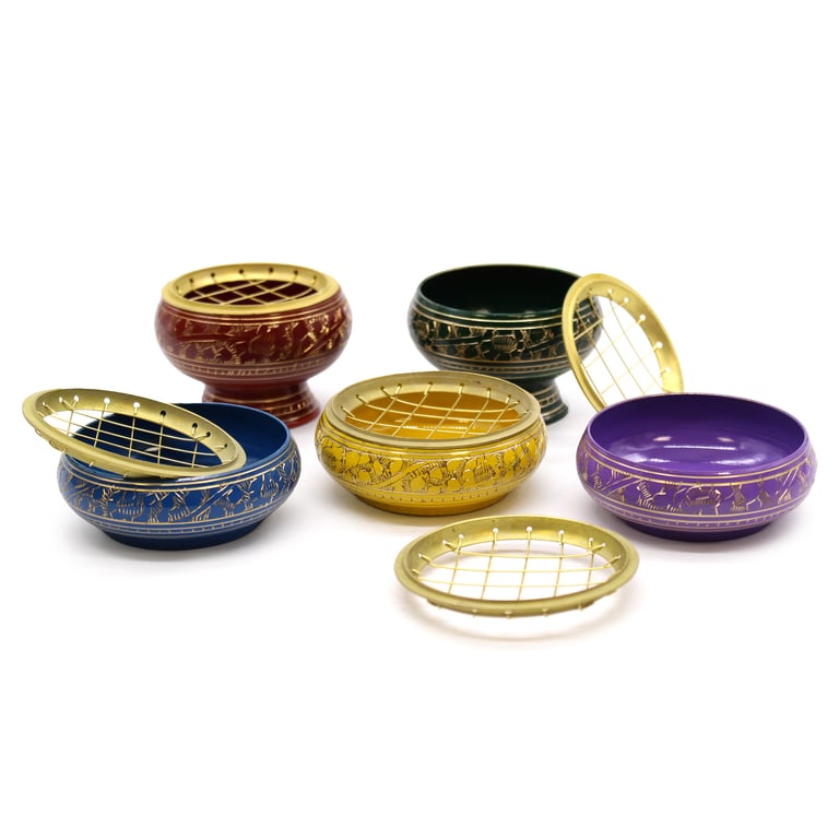 Charcoal Incense Jar - Sacral Chakra - Brand Name
