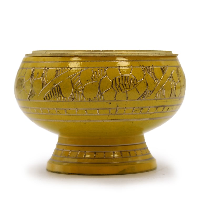 Charcoal Incense Jar - Solar Plexus Chakra (Brand Name)