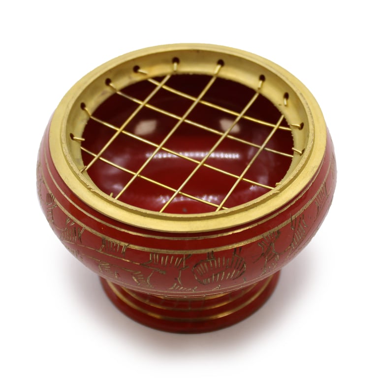 Charcoal Incense Jar - Sacral Chakra (Brand Name)
