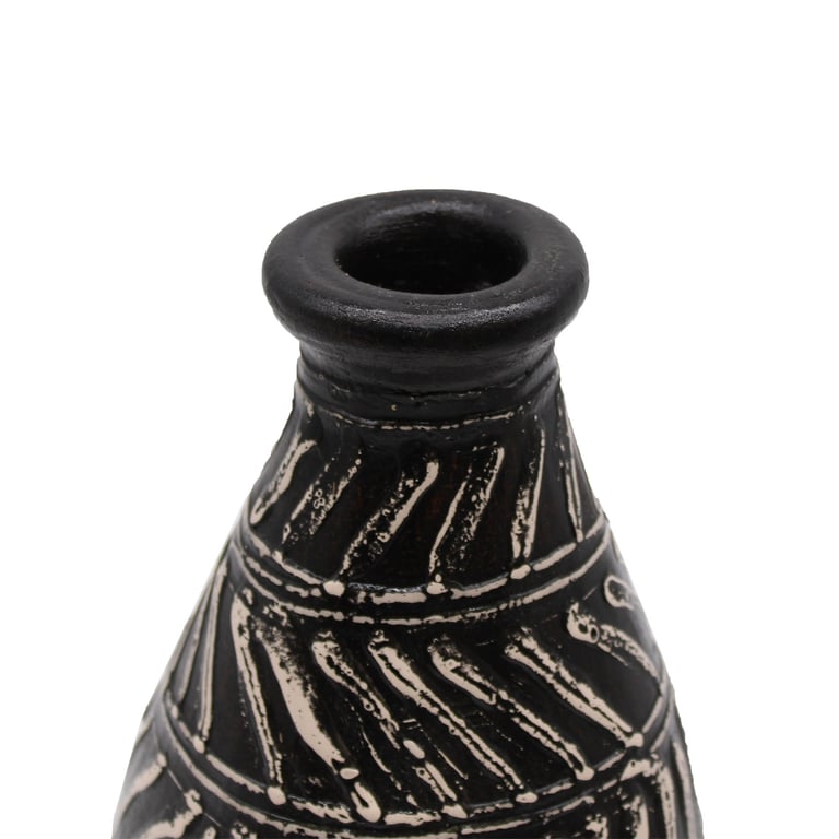 Taper Vase - Chocolate Greek Design - Product Name