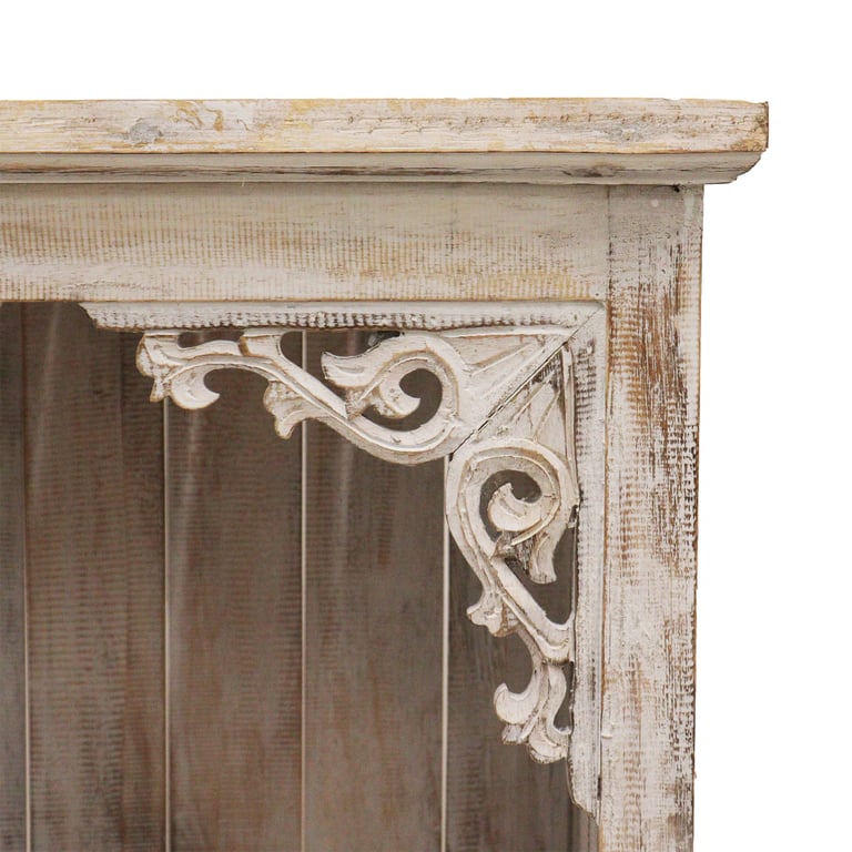Whitewash Bathroom Cabinet - Albasia Storage Solution
