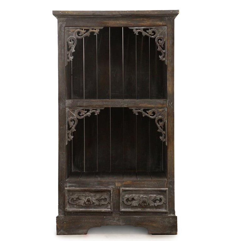 Greywash Bathroom Cabinet - Albasia Storage Solution