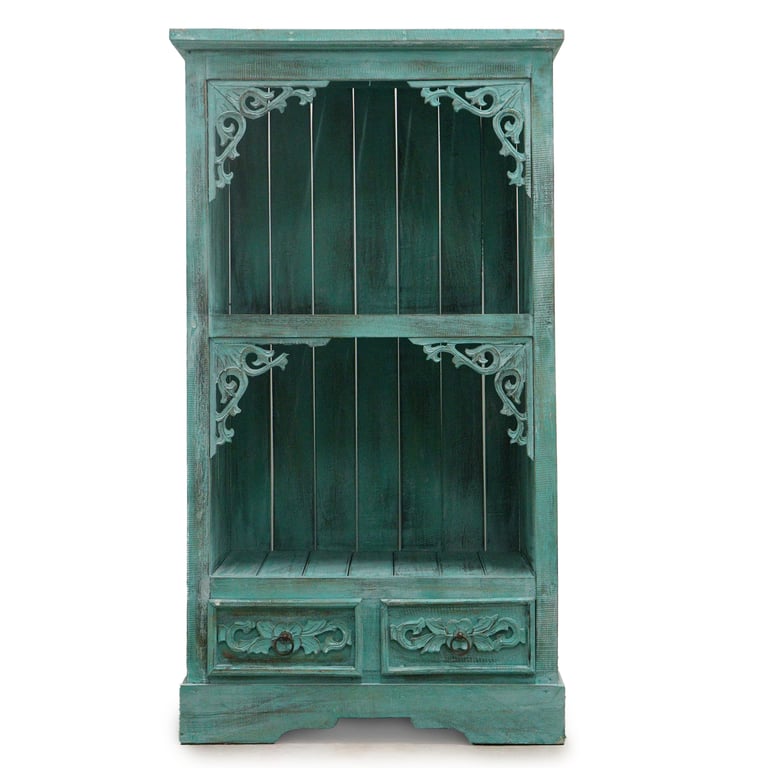 Turquoise Wash Bathroom Cabinet - Albasia Storage Solution