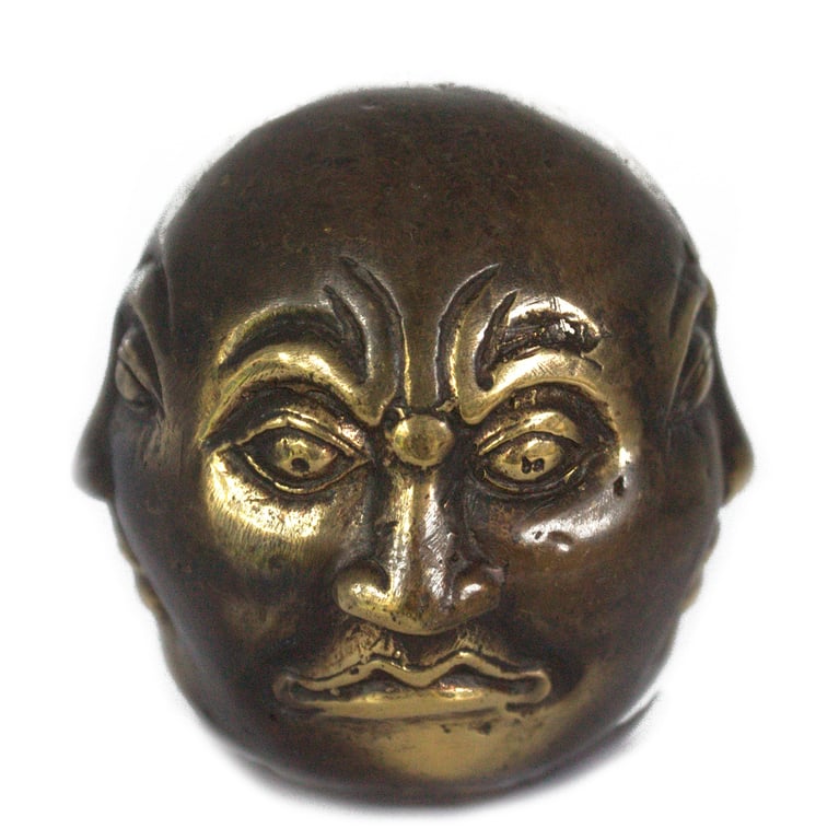 6cm Feng Shui Four-Face Buddha - Balance & Prosperity