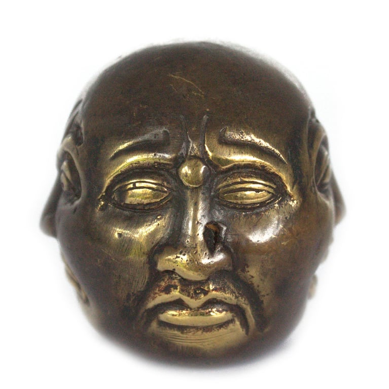 6cm Feng Shui Four-Face Buddha - Balance & Prosperity