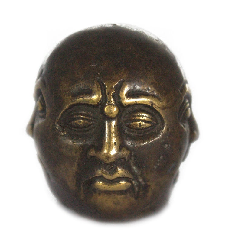 5cm Fengshui Four Face Buddha Statue - Balanced Energy Symbol