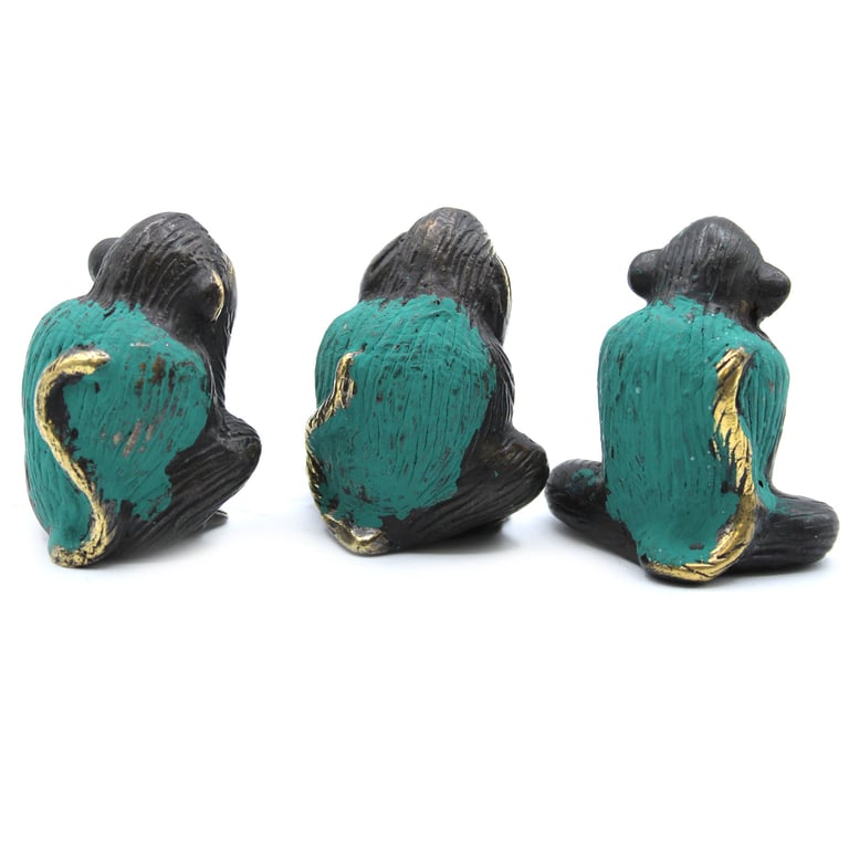 3-Piece Set - Wise Monkey Statues - Artistic Brand