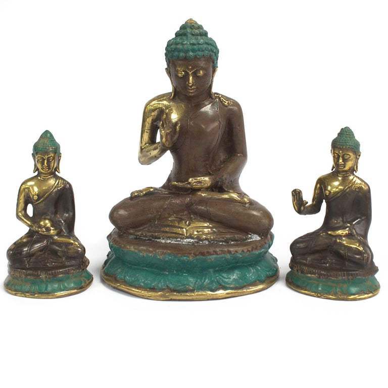 Large Outdoor Resin Sitting Buddha Statue - High Quality Detailing - Zen Garden Collection