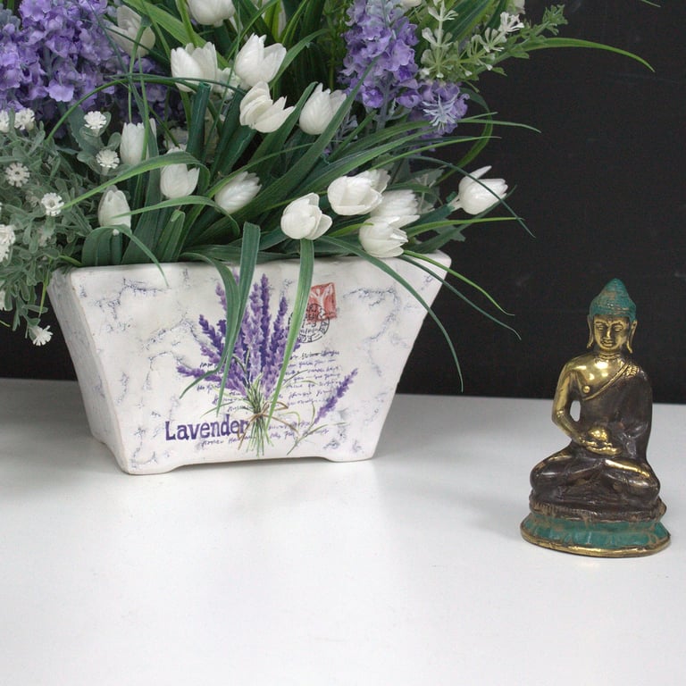 Mini Meditating Sitting Buddha Statue for Home Meditation and Mindfulness