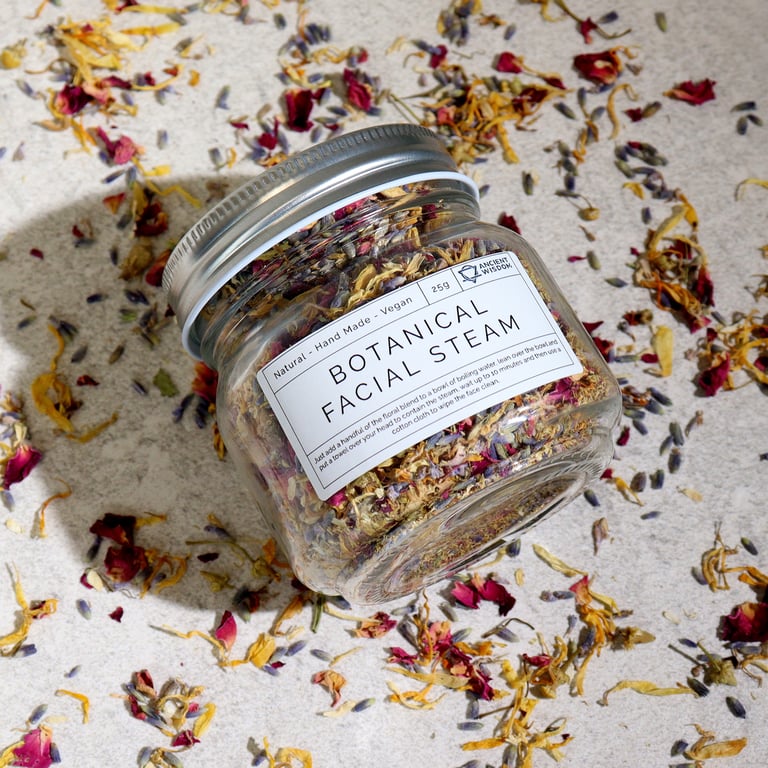 Botanical Facial Steam Blend - Natural Skincare Treatment 250g